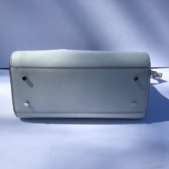 Kate Spade Mini Mina Magnolia Street Eyelet satchel Bag Purse - Picture 6 of 8